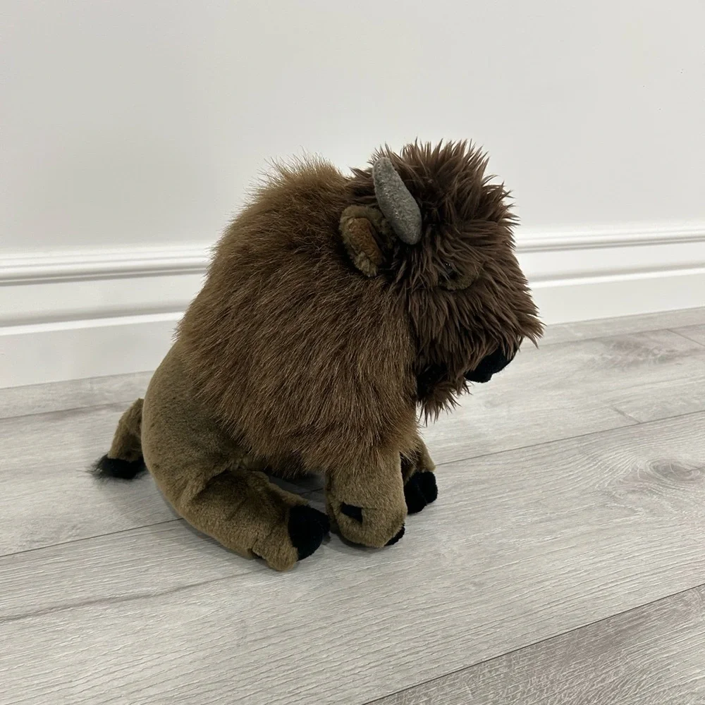 Wild Republic Yellowstone Buffalo Bison Soft Plush Stuffed Animal